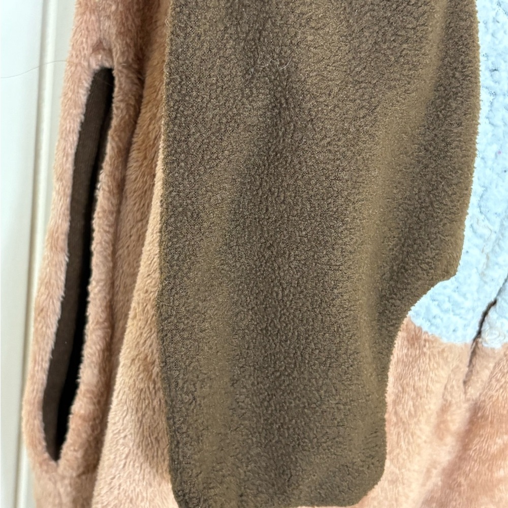 Adult Unisex Size S(4/6) Rudolph The Red Nose Reindeer plush 1 PC Pajamas Fleece - Picture 6 of 15